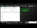 Decomposing Fractions: A 4th Grade Challenge