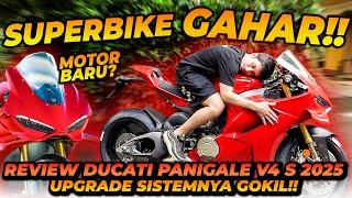 REVIEW MOTOR BARU DUCATI PANIGALE V4S 2025 ! TENAGANYA SANGAT BUAS ! FITUR LENGKAP SERBA ELECTRONIC