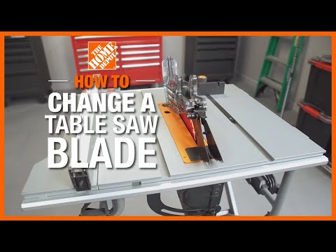 How to Change a Table Saw Blade