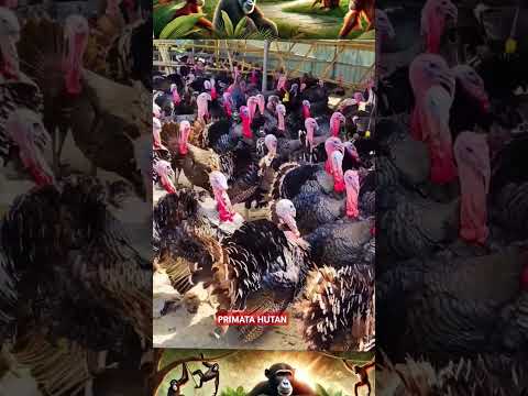 peternakan kalkun di tiongkok!unggas raksasa bernilaibtinggi#turkey #shortvideo #shorts