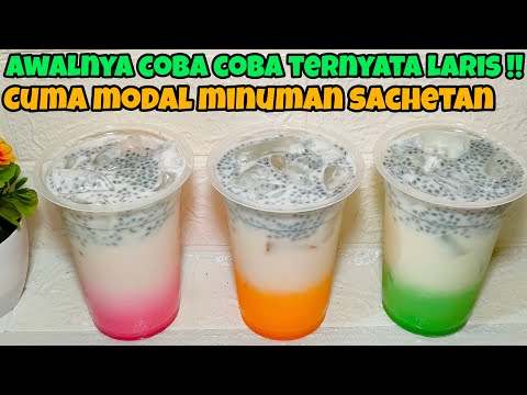 SIMPLE DAN SEGAR ‼️IDE JUALAN MINUMAN KEKINIAN MODAL MINUMAN SACHETAN JADI MINUMAN SEGAR