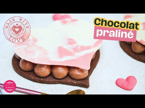 Recette de coeurs chocolat praliné pour la Saint valentin 💕