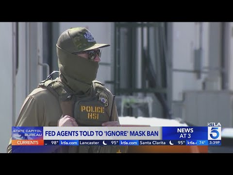 DHS says it won't comply with California's mask ban on officers