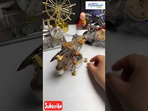 Stirling Engine Mini Helicopter #viralvideo #viralshorts #viral  #perpetualmotion #physics #law #fun