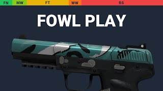 Five-SeveN Fowl Play Wear Preview