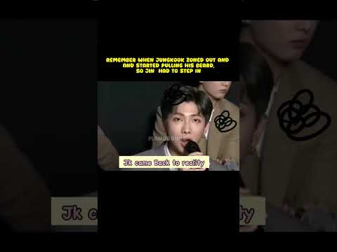 Jin always taking care of his baby bro #jinkook #kookjin