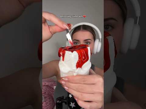 MAIS C'EST QUOI CE SLIME ??? 😨 #slime #slimeasmr #asmr #unboxing