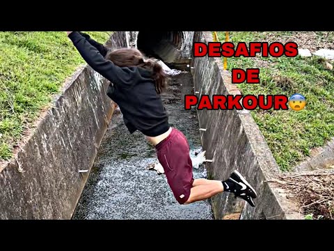 Melhores desafios de parkour!