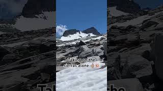 Taking on the sierras🏔️