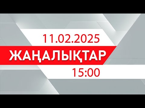 11 ақпан 2025 жыл - 15:00 жаңалықтар топтамасы