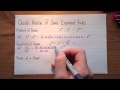 Exponent Laws: Product, Quotient, and Power Rules