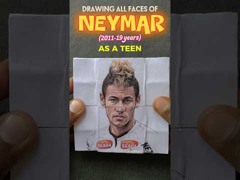 Drawing All Faces of Neymar 😱❤️ #neymar #neymarjr #art #explore