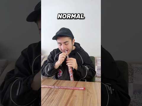 Uzun Şeker Yiyen İnsan Halleri !?
