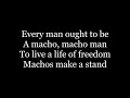 Understanding the 'Macho Man' Identity