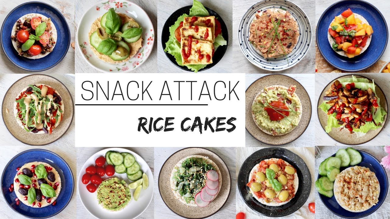 EASY VEGAN SNACKS for after school & work (rice cakes part 2)