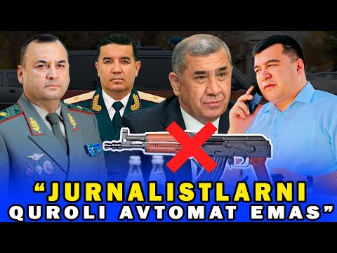 "JURNALISTNI QUROLI AVTOMAT EMAS!"