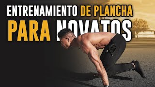 5 minutos. Entrenamiento de plancha para principiantes: siguiendo