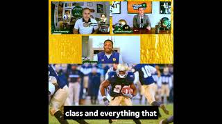 Julius Jones Describes Notre Dame's Recruiting Process☘️ #notredame