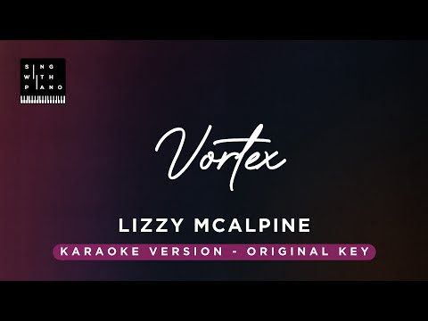 Vortex – Lizzy McAlpine (Original Key Karaoke) – piano Instrumental Cover with lyrics