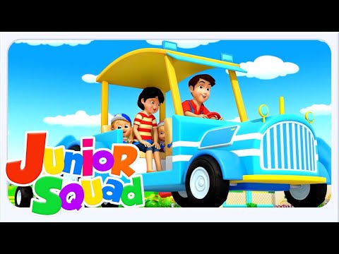 Wheels  On The Tractor Go Round And Round, Vehicle Song for Kids And Nursery Rhymes