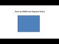 Understanding Area Calculations with Unit Conversions