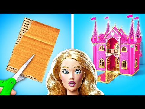 PRZERÓBKA DOMKU MARZEŃ BARBIE || MAŁE RZEMIOSŁA DLA LALEK