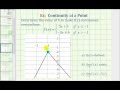Understanding Continuity in Piecewise Functions