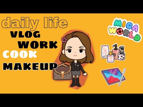 daily life💼🏢💄🍴 // miga world vlog // #migaworld