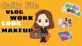 daily life💼🏢💄🍴 // miga world vlog // #migaworld