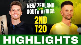 New Zealand vs South Africa | 2nd T20 Highlights | tapmad | SNC26
