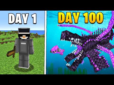 I Survived 100 Days with EVERY MOD in Minecraft Hardcore...