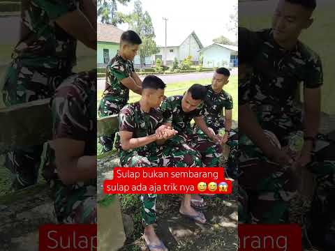 Aktrasi sulap dari senior unjuk junior nya #aktraksi #sulap #pak #tni #untuk #junior #nya #tni #fyp