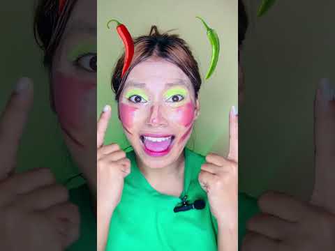 Random Things Makeup Challenge❓#missgarg #shorts #makeupchallenge #fun #funny #funnymakeup