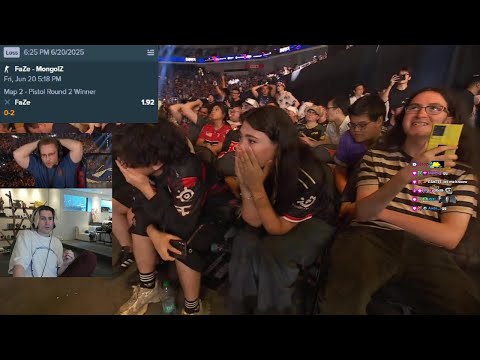 xQc Almost Cries on Stream after Losing $1 Million Dollars after FaZe Gets Eliminated From CS Major