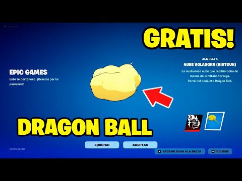 *GRATIS* FORTNITE REGALA ESTO de DRAGON BALL POR UN ERROR! 😱🎁 NUBE VOLADORA GRATIS