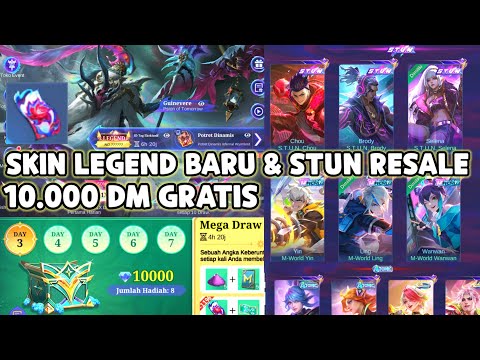 SKIN LEGEND ALPHA, SKIN STUN, SKIN MWORLD RESALE ! EVENT SKIN LANGKA PALING DI TUNGGU PLAYER ML