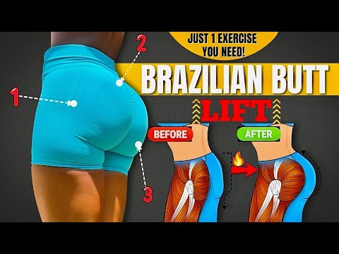 2-Week BRAZILIAN BUTT LIFT on the Floor 🍑 | Just 1 Exercise You Need to Grow Your Glutes at Home!