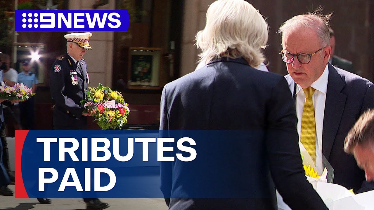 Tributes for victims of Lindt Cafe siege | 9 News Australia