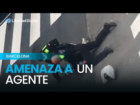 Detenido en Barcelona por desafiar, provocar y empujar a un policía local