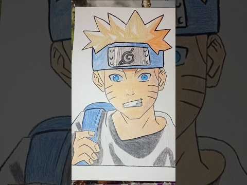 I Tried To Draw Naruto Using Only Pencils