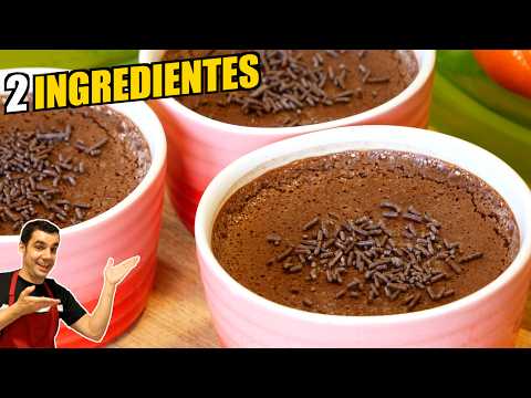 La MOUSSE más FÁCIL y RICA de CHOCOLATE SALUDABLE y DELICIOSA