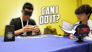 Blindfold Rubik's Cube Challenge | Oregon Champs