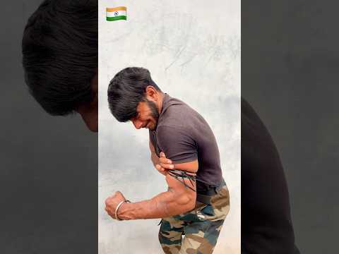 Zip ties break biscip stronger 💪🇮🇳 #shorts #strong #giantthedheeraj #india #power #stronger