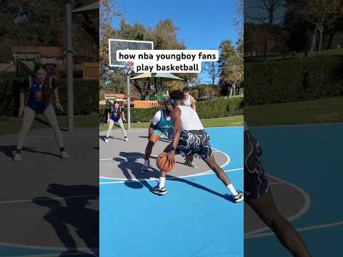 i can’t believe NBA YOUNGBOY can hoop like this ?? #basketball #music #funny