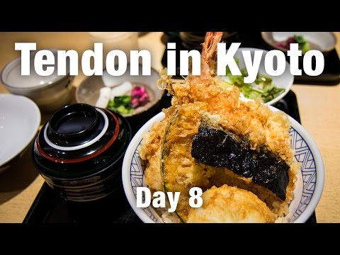 Tempura Rice Bowl in Kyoto
