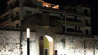 Campeche de noche! Mapping impresionante