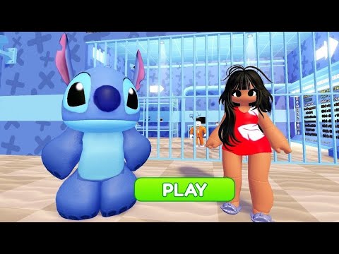 Escapa de la PRISIÓN de STITCH en Roblox SpeedRun