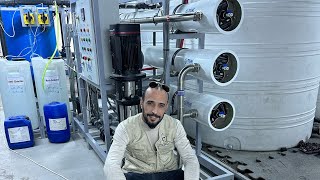 تنصيب منضومة التصفية RO ذات الاحجام العاليه مع كريم سمير الشبلي