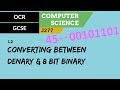 Binary and Denary Number Systems
