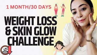 Festive Glow Challenge ✨ | 30 Days Weight Loss & Skin Transformation with Me